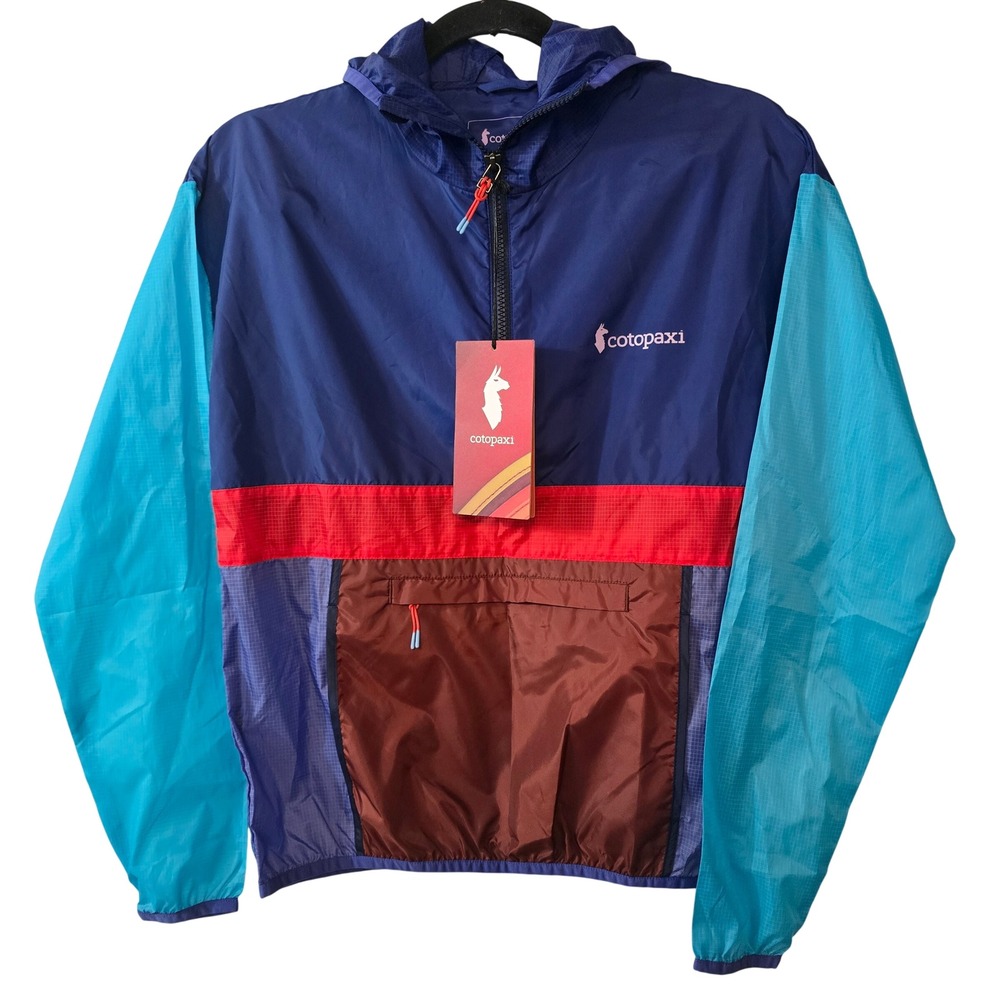 Cotopaxi Teca Half-Zip Windbreaker Women XS Sailors Sun Colorblock Pullover NWT